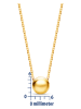 Revoni Gold-Halskette mit Anhänger - (L)45 cm