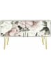 Madre Selva Sideboard "Au Café" grijs/lichtroze - (B)115 x (H)74 x (D)30 cm