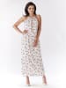 Awama Kleid in Creme/ Bunt