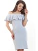 Awama Kleid in Hellgrau