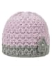 Döll Mütze in Grau/ Rosa