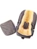 Hofbrucker Lammfell-Fußsack "Maxi" in Braun - (L)80 x (B)30 cm