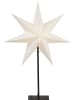 STAR Trading Lampa stojąca "Frozen" w kolorze białym - 52 x 80 cm