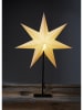 STAR Trading Lampa stojąca "Frozen" w kolorze białym - 52 x 80 cm