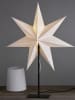STAR Trading Staande lamp "Frozen" wit - (H)76 cm