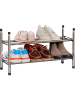STORE IT Schuhregal in Chrom - (B)118 x (H)37 x (T)23 cm
