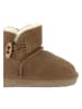 NICEBAY Leder-Winterboots "Branch" in Hellbraun