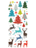 folia PAPER Glitzersticker "Weihnachten" in Bunt