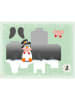 folia PAPER Adventskalender "Winterlandschap" meerkleurig