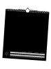 folia PAPER Kalender zum Selbstgestalten in Schwarz - (L)24 x (B)23 cm