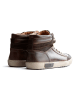 TRAVELIN' Skórzane sneakersy "Aberdeen" w kolorze brązowym