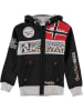 Geographical Norway Vest met capuchon  "Flyer" zwart