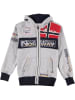 Geographical Norway Vest met capuchon  "Flyer" grijs
