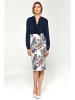 Nife Rok crème/donkerblauw