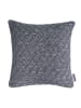 Tom Tailor home Poszewka "Graphic Knit" w kolorze antracytowym na poduszkę