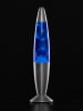 InnovaGoods Decoratieve lamp zilverkleurig/blauw - (H)34 x Ø 8,5 cm