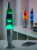 InnovaGoods Lampa-lawa w kolorze srebrno-czerwonym - wys. 34 x Ø 8,5 cm