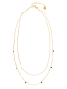 Ania Kruk Vergold. Halskette mit Schmuckelementen - (L)42 cm