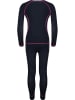 Trollkids 2-częściowy zestaw funkcyjny "Kids Merino Baselayer" w kolorze antracytowo-różowym