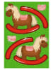 URSUS 2er-Set: Deko-Bastelsets "Paper Chains - Schaukelpferd" in Bunt