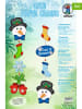 URSUS 2er-Set: Deko-Bastelsets "Paper Chains - Schneemann" in Bunt