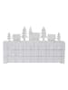 STAR Trading Ledadventskalender "Yuletide" wit - (B)37,5 x (H)22,5 cm
