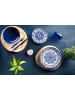 Trendy Kitchen by EXCÉLSA 18tlg. Tafelservice "Boheme" in Weiß/ Blau