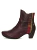 Think! Leren enkelboots bordeaux/meerkleurig