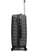 BlueStar Hardcase-Trolley "London" in Schwarz - (B)41 x (H)60 x (T)26 cm
