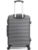 BlueStar Hardcase-trolley "London" donkergrijs - (B)41 x (H)60 x (D)26 cm