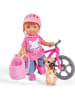 Evi LOVE Puppe "Evi - Ferienspaß Fahrrad" mit Zubehör - ab 3 Jahren