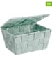 Wenko 2-delige set: opbergboxen "Adria" mintgroen - (B)19 x (H)10 x (D)14 cm