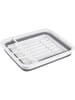Wenko Faltbares Abtropfgestell in Grau/ Weiß - (B)36,5 x (H)13 x (T)31 cm
