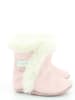 Robeez Leren winterboots "Bootie" lichtroze
