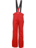 Peak Mountain Softshellowe spodnie narciarskie w kolorze czerwonym
