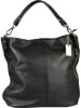 Florence Bags Skórzana torebka "Taba" w kolorze czarnym - 32 x 31 x 16 cm