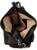 Florence Bags Leder-Schultertasche "Taba" in Schwarz - (B)32 x (H)31 x (T)16 cm