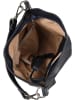 Florence Bags Skórzana torebka "Taba" w kolorze granatowym - 32 x 31 x 16 cm