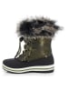 Kimberfeel Winterstiefel "Diana" in Oliv/ Schwarz