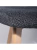 THE HOME DECO FACTORY 2-delige set: eetkamerstoelen zwart/naturel - (B)55 x (H)85 x (D)46 cm