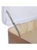 THE HOME DECO FACTORY Nachtkastje bruin/wit - (B)40 x (H)52 x (D)30 cm