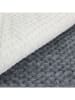 THE HOME DECO FACTORY Plaid grijs - (L)200 x (B)150 cm