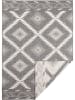 NORTHRUGS Indoor-/ Outdoor-Teppich "Malibu" in Grau/ Creme