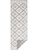 NORTHRUGS Indoor-/ Outdoor-Teppich "Malibu" in Grau/ Creme
