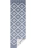 NORTHRUGS Omkeerbaar tapijt "Malibu" blauw/crème
