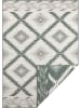 NORTHRUGS Indoor-/ Outdoor-Teppich "Malibu" in Grün/ Creme
