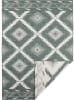 NORTHRUGS Indoor-/ Outdoor-Teppich "Malibu" in Grün/ Creme