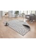 NORTHRUGS Indoor-/ Outdoor-Teppich "Palma" in Grau/ Creme