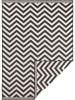 NORTHRUGS Indoor-/ Outdoor-Teppich "Palma" in Schwarz/ Creme