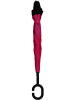 Impliva Inside-out-paraplu roze/zwart - Ø 107 cm